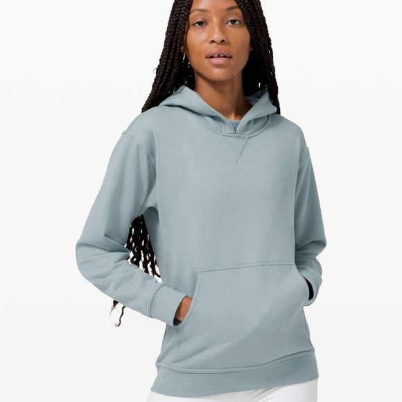 LULULEMON all yours hoodie pullover blue nwot 14